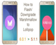 How to Flash/Downgrade Samsung Galaxy J7 marshmallow to Lollipop